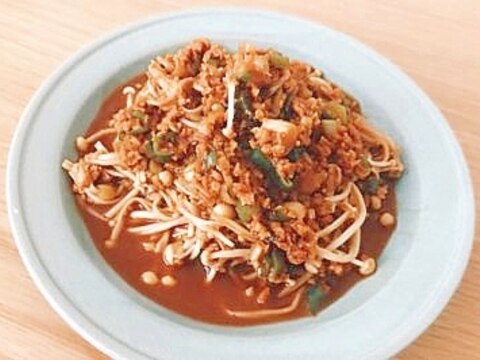 【ソイフード】高野豆腐ミンチの坦々えのき